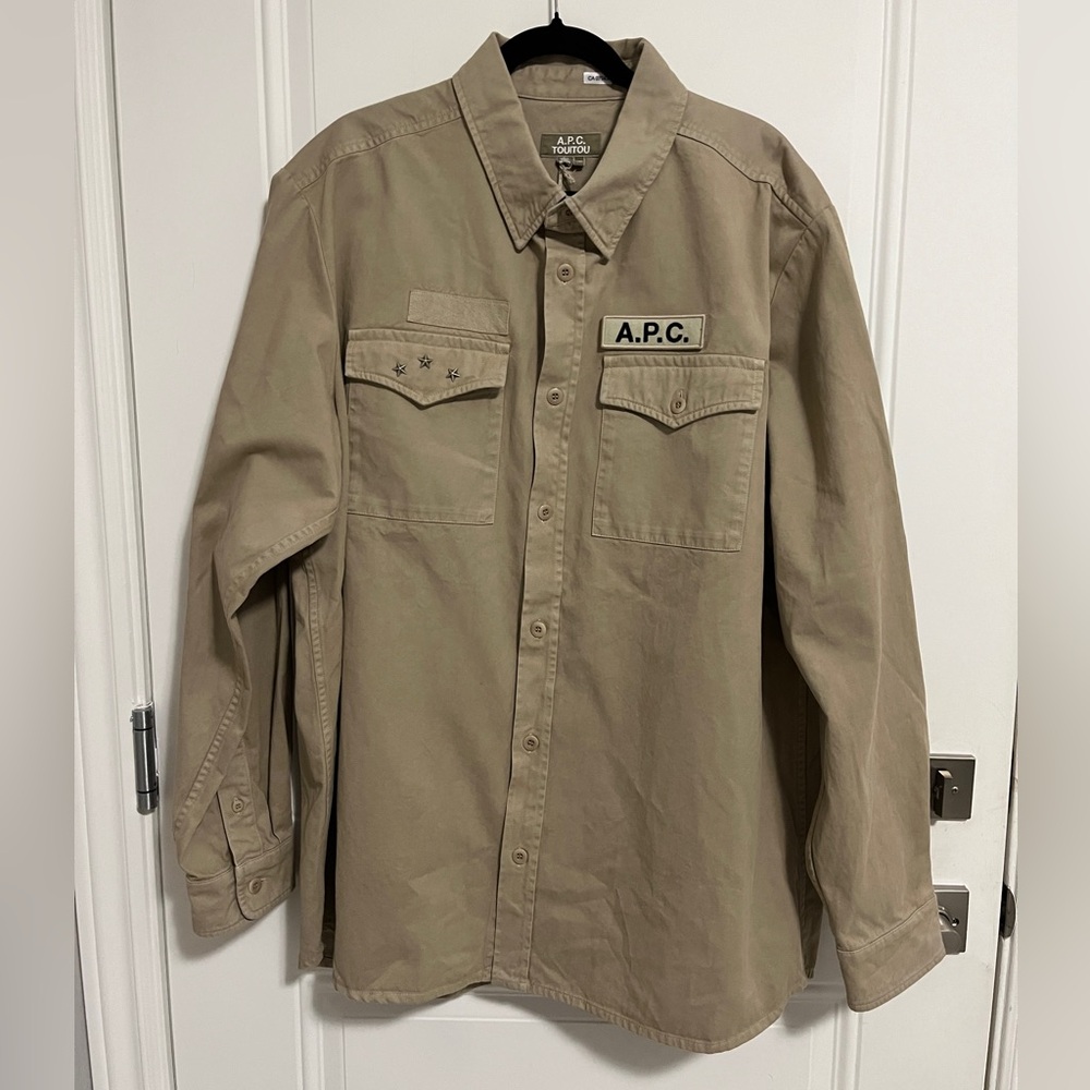 NWT - A.P.C. x Jean Touitou Men’s Surchemise Mainline Jacket - Size XXL